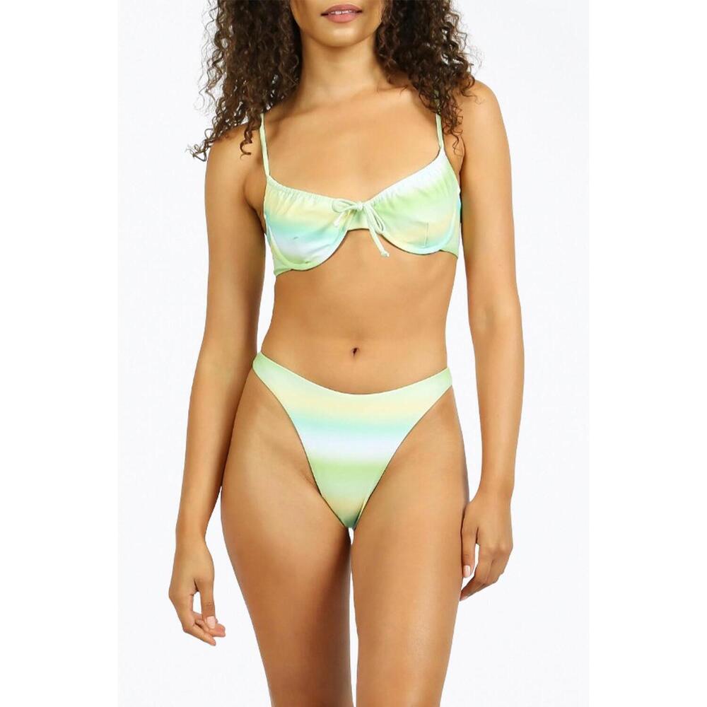 NEW NIRVANIC paris underwire bikini top in eco sea